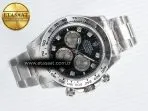 Rolex Daytona 126509 QF 1:1 Best Edition Black/Silver Diamonds Dial on SS Braclet SH4131 V5 - Görsel 8