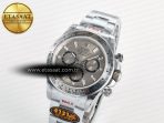Rolex Daytona 126509 QF 1:1 Best Edition Gray Dia Crystal Marker on SS Bracelet SH4131 V6 (Gain Weight)