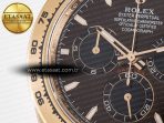 Rolex Daytona 126509 RG APSF 1:1 Best Edition Brown Dial Stick Markers on 904L RG Bracelet SH4131 - Görsel 12