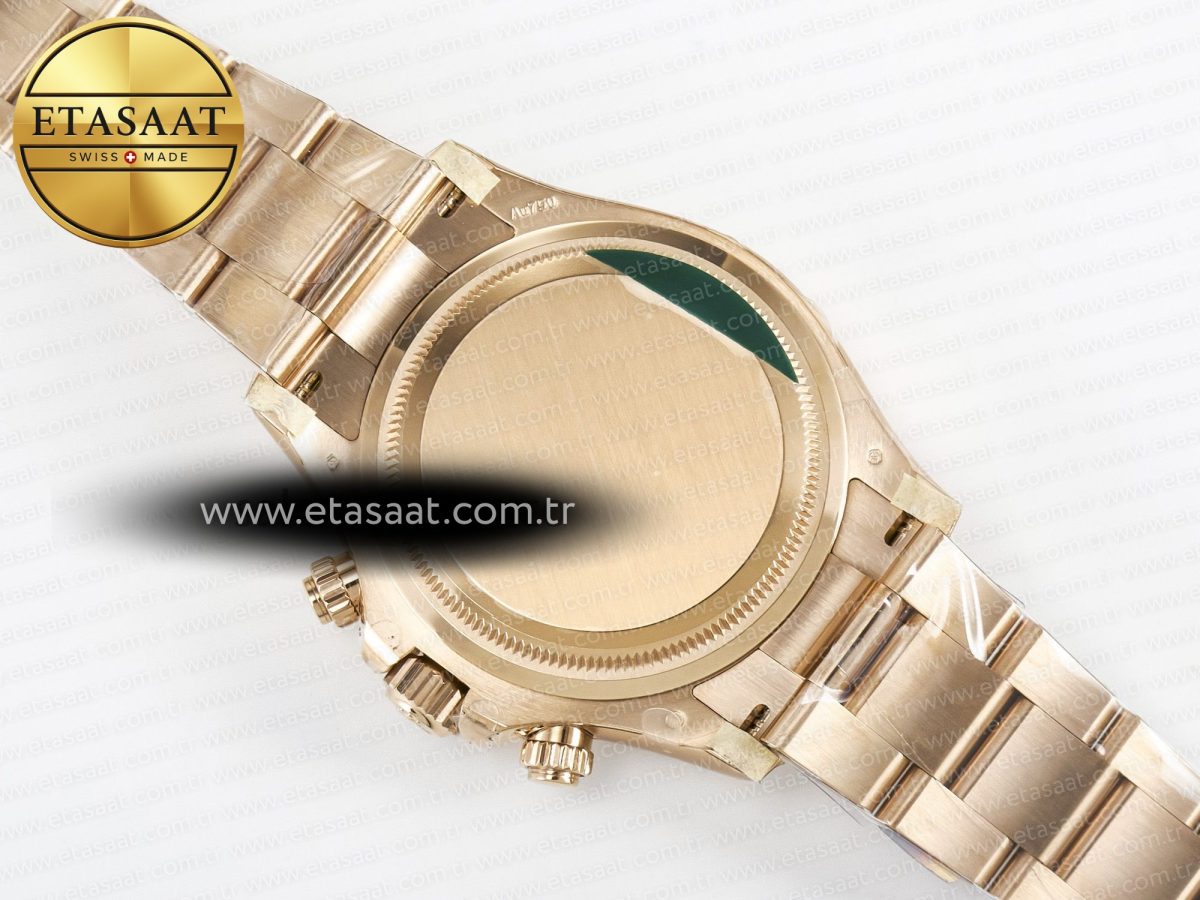 Rolex Daytona 126509 RG APSF 1:1 Best Edition Brown Dial Stick Markers on 904L RG Bracelet SH4131 - Görsel 18
