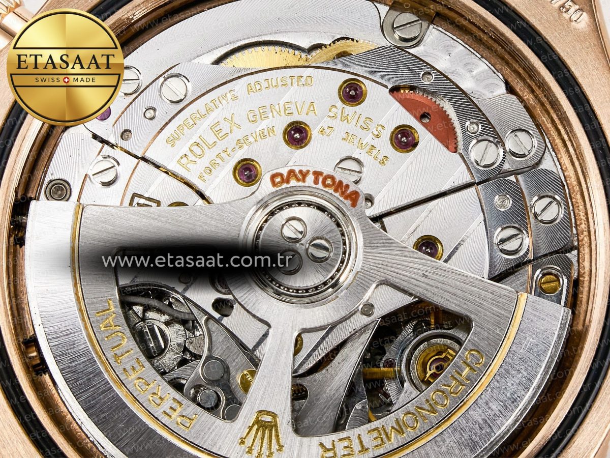 Rolex Daytona 126509 RG APSF 1:1 Best Edition Brown Dial Stick Markers on 904L RG Bracelet SH4131 - Görsel 21