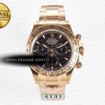 Rolex Daytona 126509 RG APSF Kahve Kadran Çizgi SH4131 Eta Saat - Görsel 3 - 1:1 Süper Klon Saat