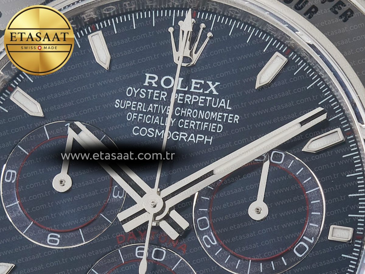 Rolex Daytona 126509 SS APSF 1:1 Best Edition Blue Dial Stick Markers on 904L SS Bracelet SH4131 - Görsel 10