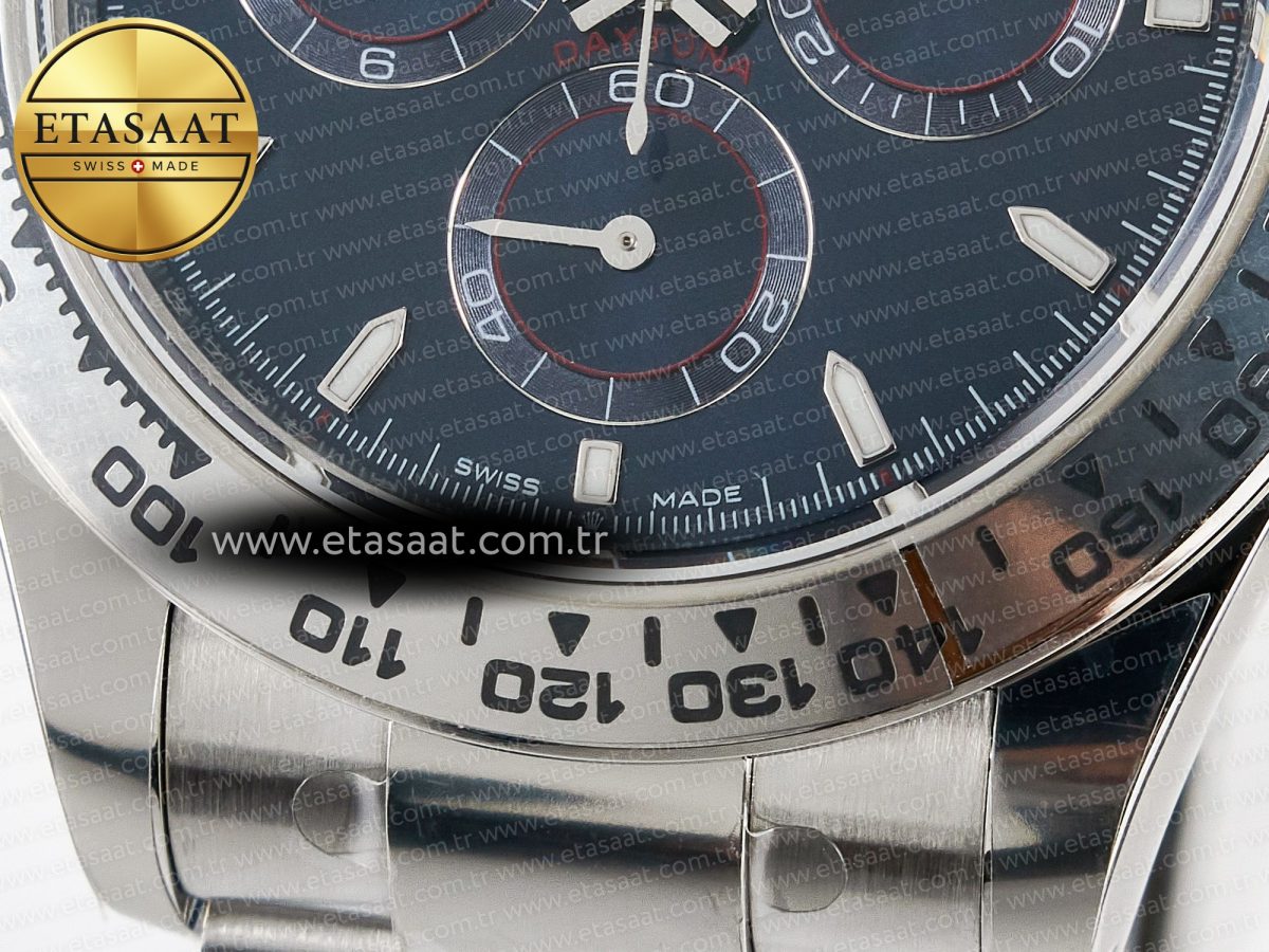 Rolex Daytona 126509 SS APSF 1:1 Best Edition Blue Dial Stick Markers on 904L SS Bracelet SH4131 - Görsel 11
