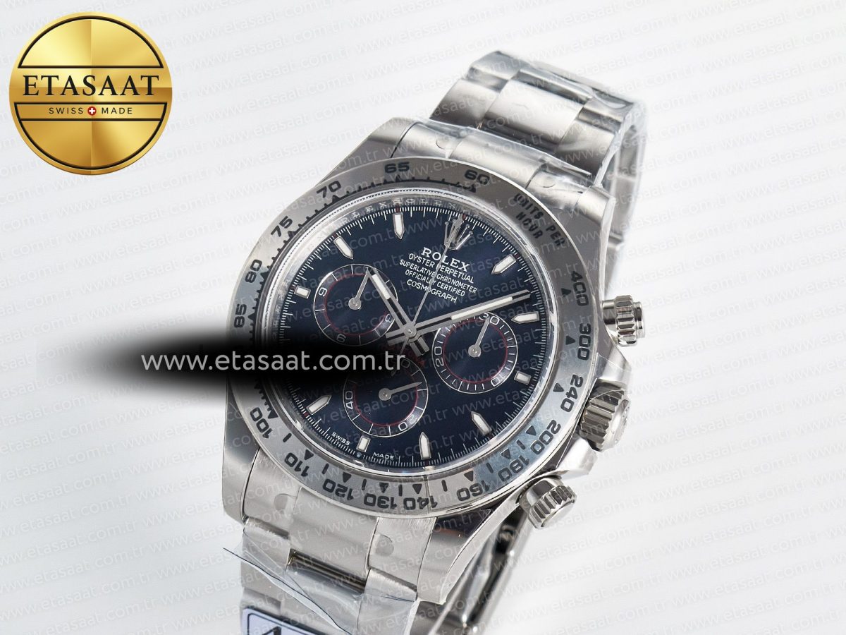 Rolex Daytona 126509 SS APSF 1:1 Best Edition Blue Dial Stick Markers on 904L SS Bracelet SH4131 - Görsel 2