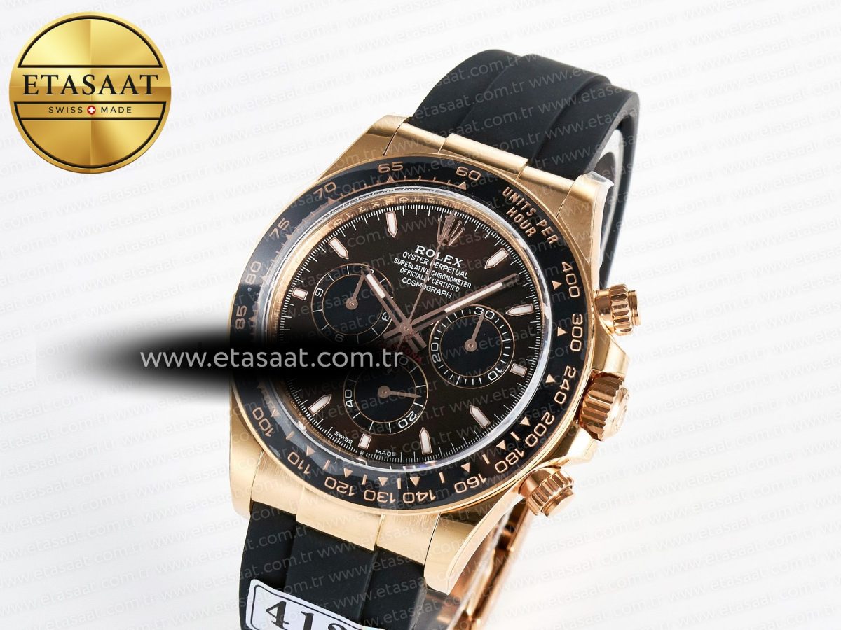 Rolex Daytona 126515 Gain Weight APSF 1:1 Best Edition Brown Dial Stick Markers on Oysterflex Strap SH4131 - Görsel 1