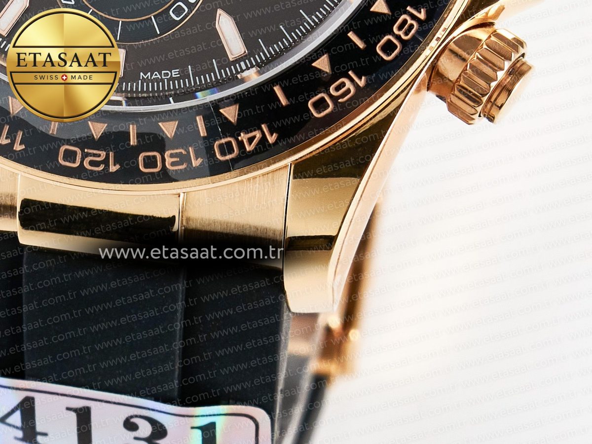 Rolex Daytona 126515 Gain Weight APSF 1:1 Best Edition Brown Dial Stick Markers on Oysterflex Strap SH4131 - Görsel 14