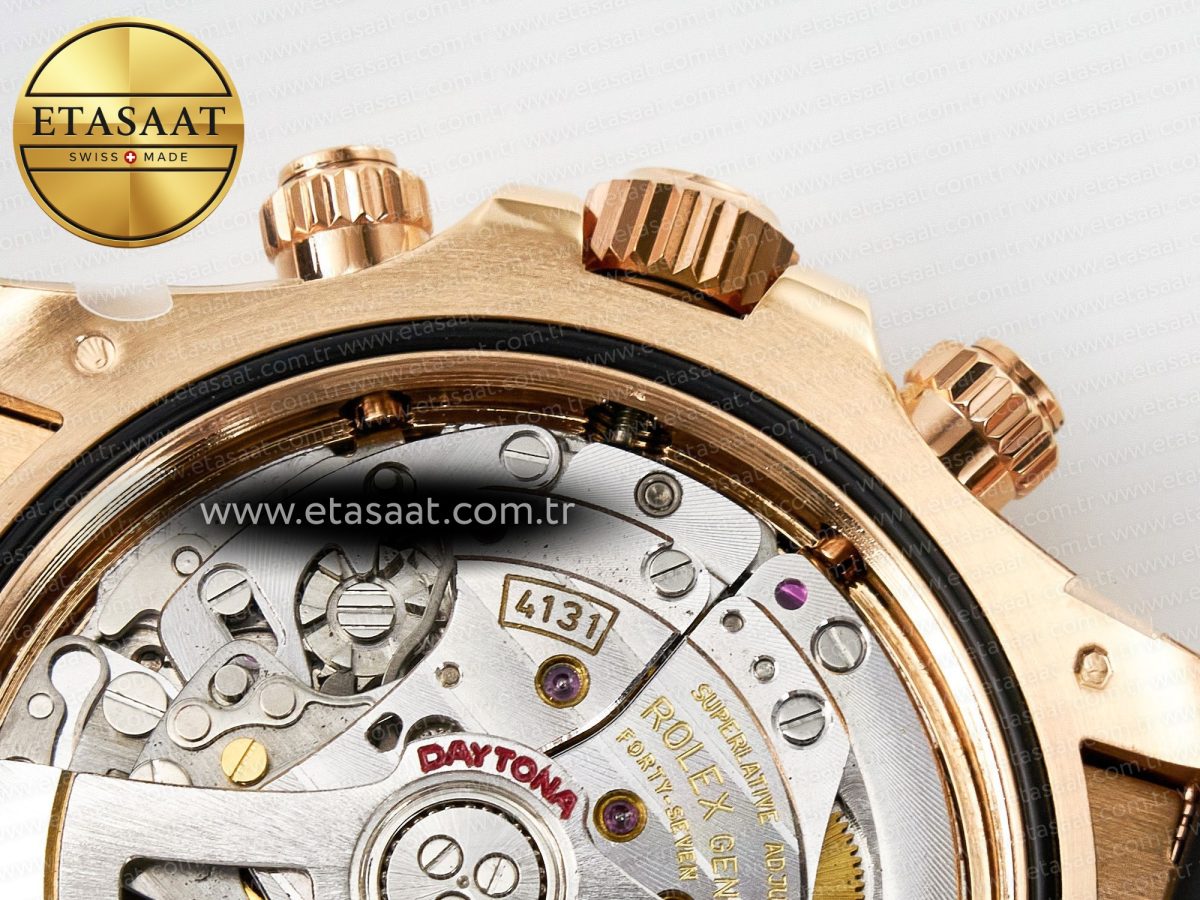 Rolex Daytona 126515 Gain Weight APSF 1:1 Best Edition Brown Dial Stick Markers on Oysterflex Strap SH4131 - Görsel 23