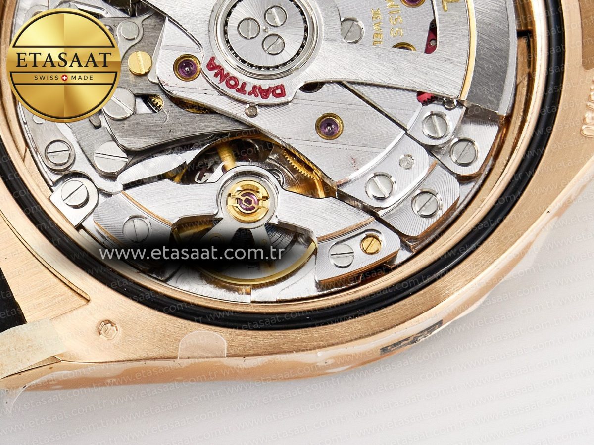 Rolex Daytona 126515 Gain Weight APSF 1:1 Best Edition Brown Dial Stick Markers on Oysterflex Strap SH4131 - Görsel 24
