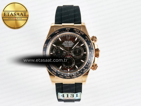 Rolex Daytona 126515 Ağır Kasa APSF Kahve Kadran SH4131 Eta Saat - 1:1 Süper Klon Replika Saat