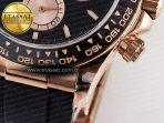 Rolex Daytona 126515 QF 1:1 Best Edition Black/RG Dial on Oysterflex Strap SH4131 V5 - Görsel 14