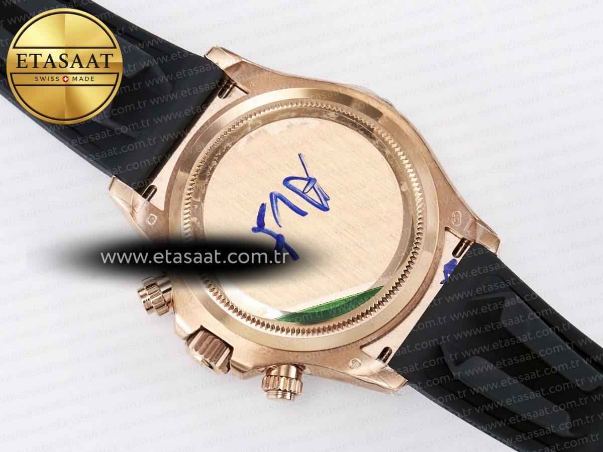 Rolex Daytona 126515 QF 1:1 Best Edition Black/RG Dial on Oysterflex Strap SH4131 V5 - Görsel 18