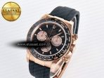 Rolex Daytona 126515 QF 1:1 Best Edition Black/RG Dial on Oysterflex Strap SH4131 V5 - Görsel 2