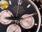 Rolex Daytona 126515 QF 1:1 Best Edition Black/RG Dial on Oysterflex Strap SH4131 V6 （Gain Weight) - Görsel 11