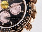 Rolex Daytona 126515 QF 1:1 Best Edition Black/RG Dial on Oysterflex Strap SH4131 V6 （Gain Weight) - Görsel 12