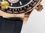 Rolex Daytona 126515 QF 1:1 Best Edition Black/RG Dial on Oysterflex Strap SH4131 V6 （Gain Weight) - Görsel 14