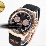 Rolex Daytona 126515 QF 1:1 Best Edition Black/RG Diamonds Dial on Oysterflex Strap SH4131 V6（Gain Weight）