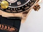 Rolex Daytona 126515 QF 1:1 Best Edition Black/RG Diamonds Dial on Oysterflex Strap SH4131 V6（Gain Weight） - Görsel 14