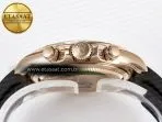 Rolex Daytona 126515 QF 1:1 Best Edition Black/RG Diamonds Dial on Oysterflex Strap SH4131 V6（Gain Weight） - Görsel 16