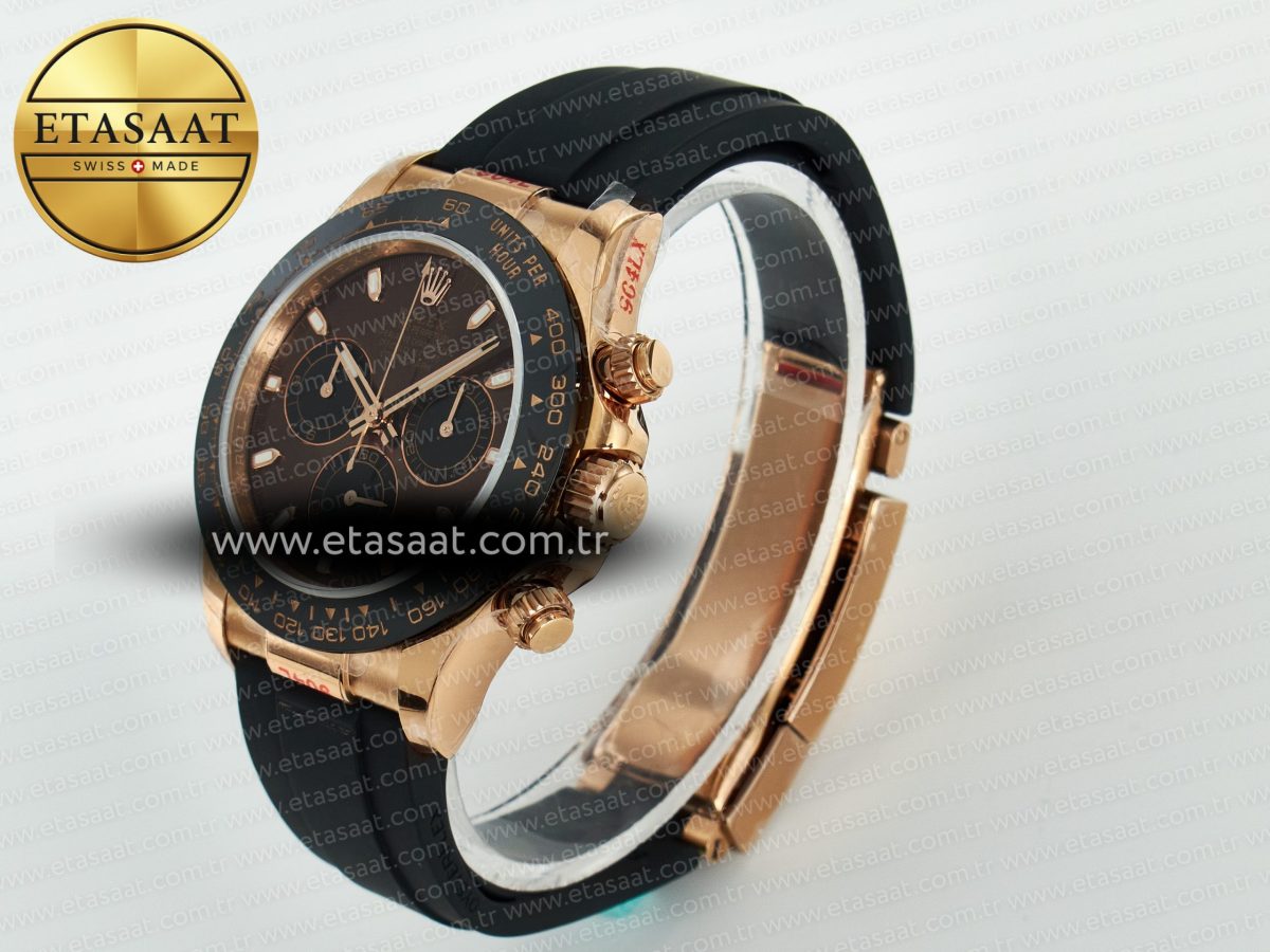 Rolex Daytona 126515 QF 1:1 Best Edition Brown/Black Dial Stick Markers On Oyster Bracelet SH4131 V10(Gain Weight) - Görsel 6