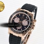 Rolex Daytona 126515 QF 1:1 Best Edition RG/Black Dial on Oysterflex Strap QF4131 V10 (48 Hours Power Reserve)