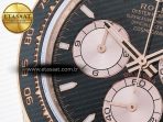 Rolex Daytona 126515 QF 1:1 Best Edition RG/Black Dial on Oysterflex Strap QF4131 V10 (48 Hours Power Reserve) - Görsel 13