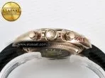 Rolex Daytona 126515 QF 1:1 Best Edition RG/Black Dial on Oysterflex Strap QF4131 V10 (48 Hours Power Reserve) - Görsel 16