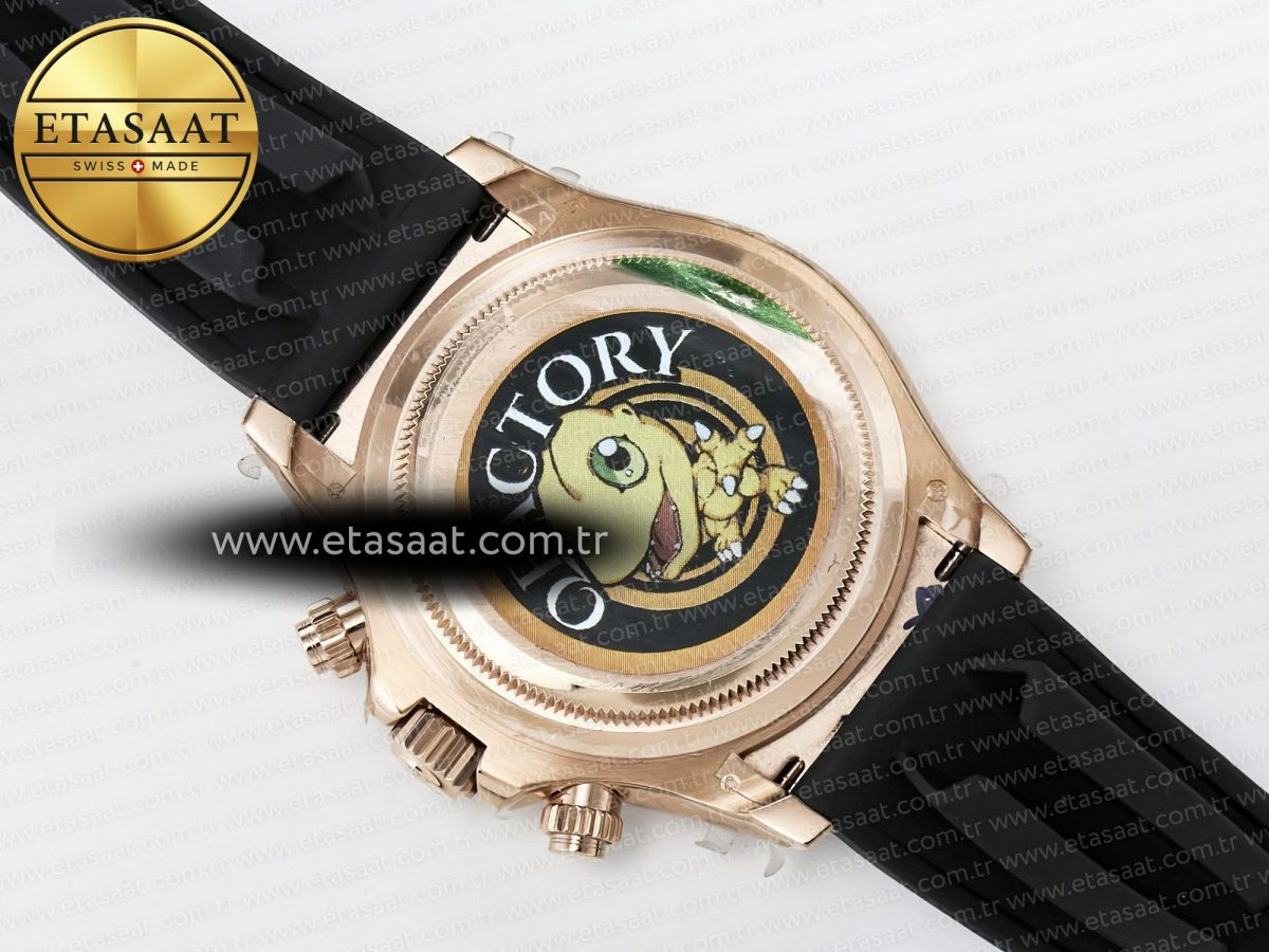 Rolex Daytona 126515 QF 1:1 Best Edition RG/Black Dial on Oysterflex Strap QF4131 V10 (48 Hours Power Reserve) - Görsel 18
