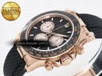 Rolex Daytona 126515 QF 1:1 Best Edition RG/Black Dial on Oysterflex Strap QF4131 V10 (48 Hours Power Reserve) - Görsel 6