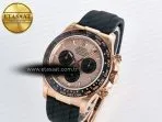 Rolex Daytona 126515 QF 1:1 Best Edition RG/Black Dial on Oysterflex Strap SH4131 V5