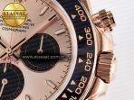 Rolex Daytona 126515 QF 1:1 Best Edition RG/Black Dial on Oysterflex Strap SH4131 V5 - Görsel 11
