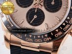 Rolex Daytona 126515 QF 1:1 Best Edition RG/Black Dial on Oysterflex Strap SH4131 V5 - Görsel 12