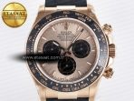Rolex Daytona 126515 QF 1:1 Best Edition RG/Black Dial on Oysterflex Strap SH4131 V5 - Görsel 4