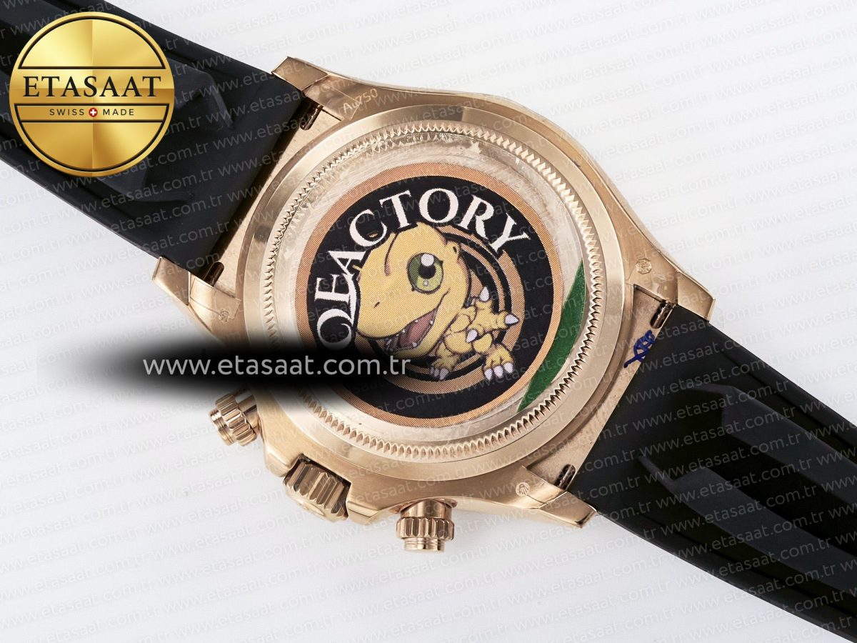 Rolex Daytona 126515 QF 1:1 Best Edition RG/Black Dial on Oysterflex Strap SH4131 V6（Gain Weight） - Görsel 18