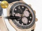 Rolex Daytona 126515 QF 1:1 Best Edition RG/Black Diamonds Dial on Oysterflex Strap QF4131 V10 (48 Hours Power Reserve) - Görsel 5