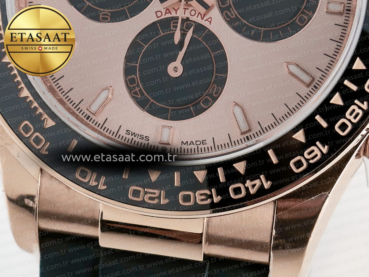 Rolex Daytona 126515 QF 1:1 Best Edition RG Dial on Oysterflex Strap QF4131 V10 (48 Hours Power Reserve) - Görsel 12
