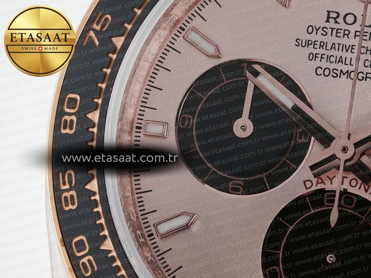 Rolex Daytona 126515 QF 1:1 Best Edition RG Dial on Oysterflex Strap QF4131 V10 (48 Hours Power Reserve) - Görsel 13