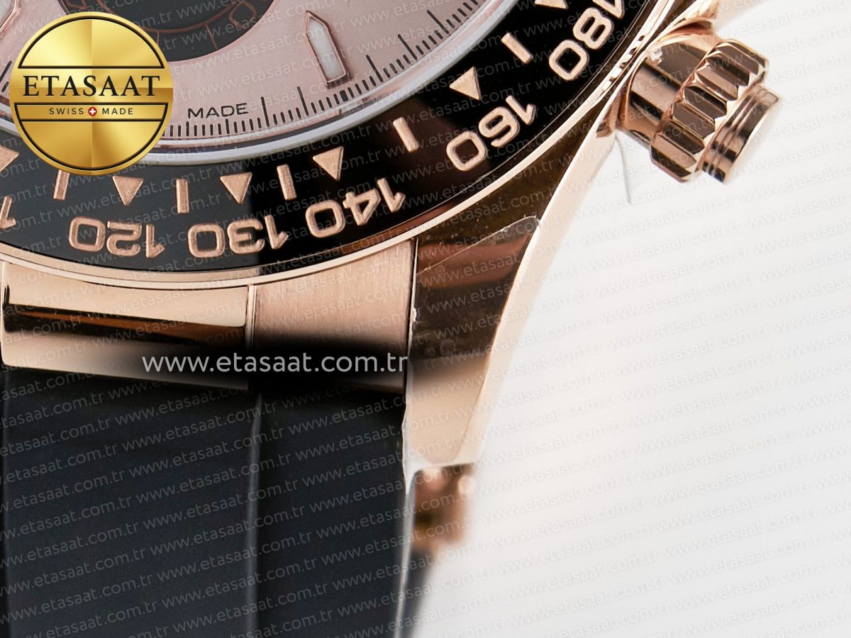 Rolex Daytona 126515 QF 1:1 Best Edition RG Dial on Oysterflex Strap QF4131 V10 (48 Hours Power Reserve) - Görsel 14