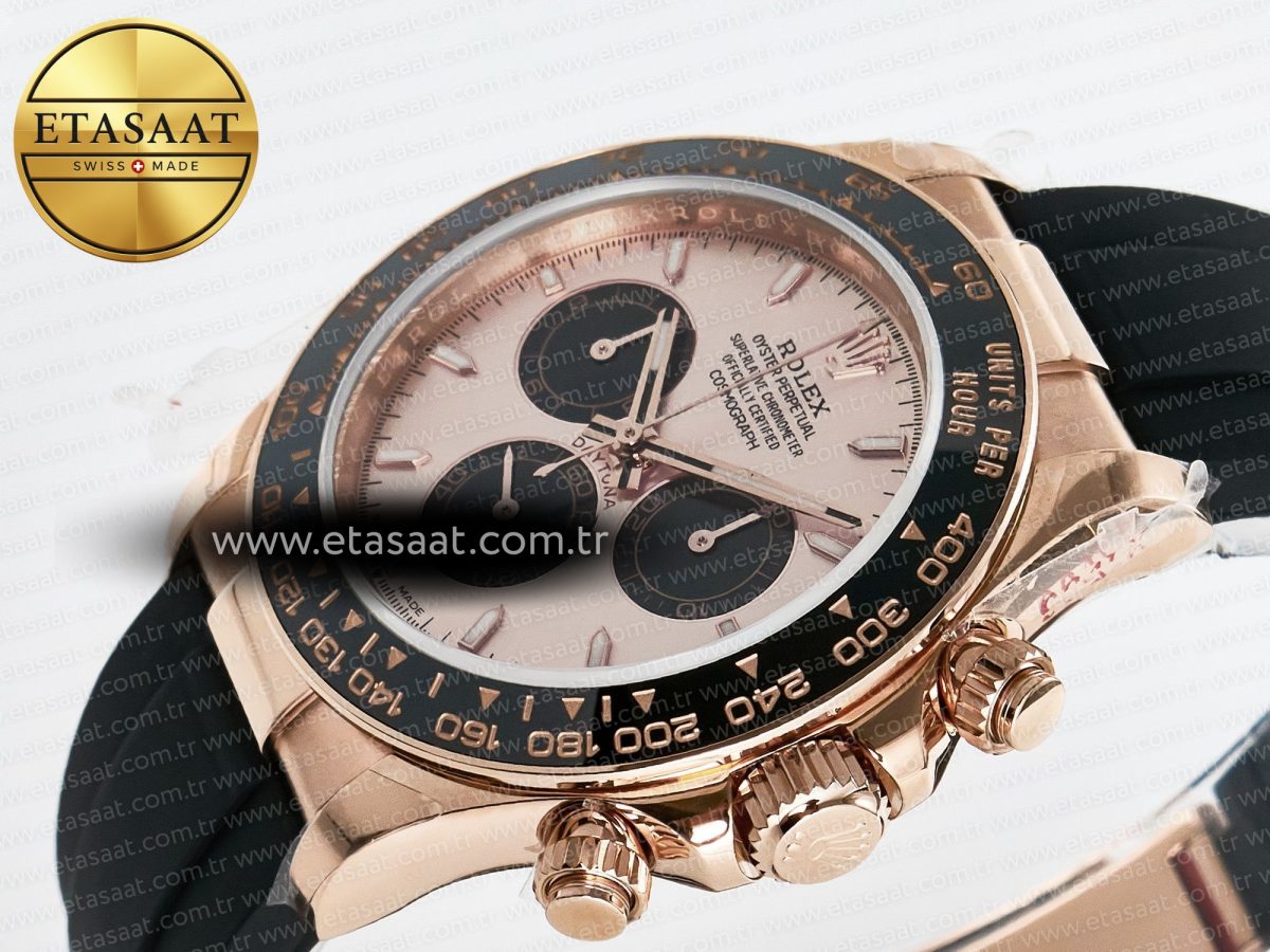 Rolex Daytona 126515 QF 1:1 Best Edition RG Dial on Oysterflex Strap QF4131 V10 (48 Hours Power Reserve) - Görsel 6