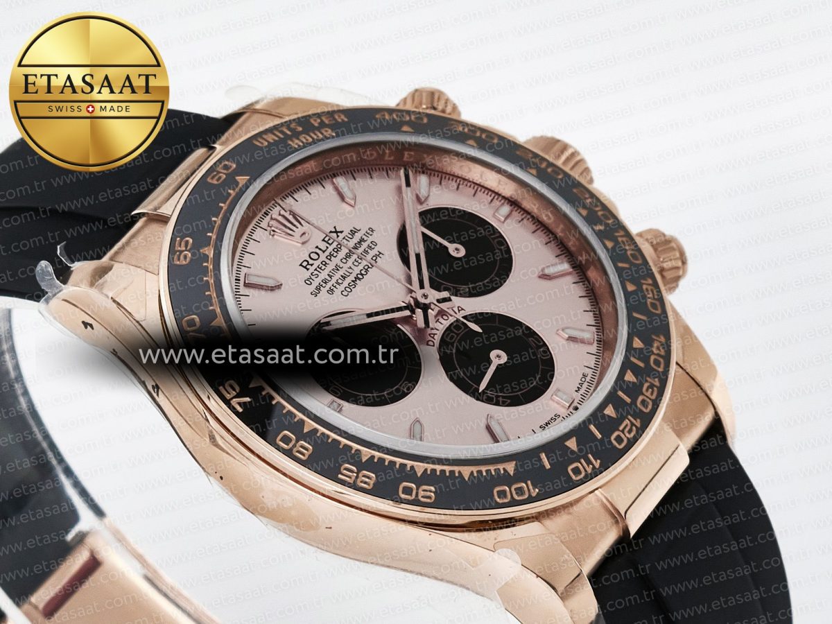 Rolex Daytona 126515 QF 1:1 Best Edition RG Dial on Oysterflex Strap QF4131 V10 (48 Hours Power Reserve) - Görsel 7