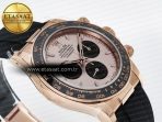 Rolex Daytona 126515 QF 1:1 Best Edition RG Dial on Oysterflex Strap QF4131 V10 (48 Hours Power Reserve) - Görsel 7