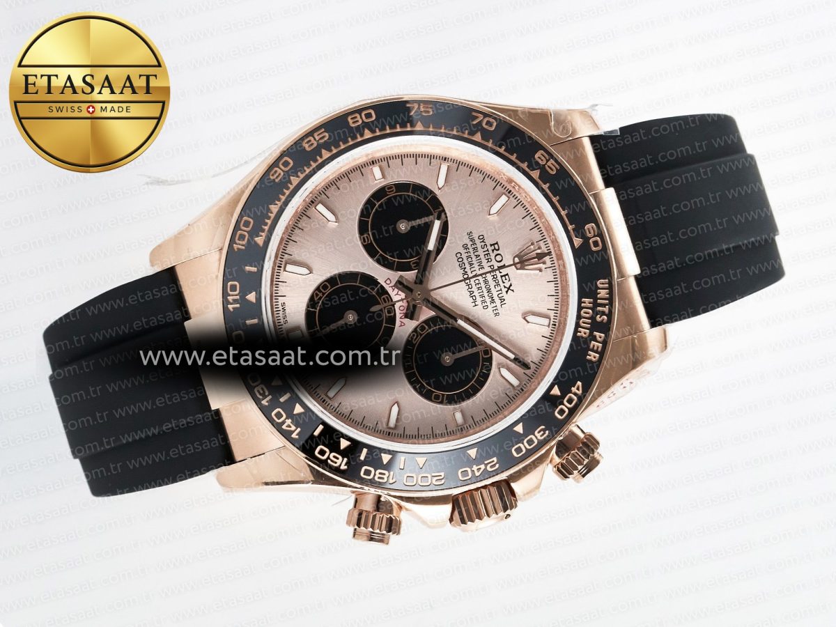 Rolex Daytona 126515 QF 1:1 Best Edition RG Dial on Oysterflex Strap QF4131 V10 (48 Hours Power Reserve) - Görsel 8