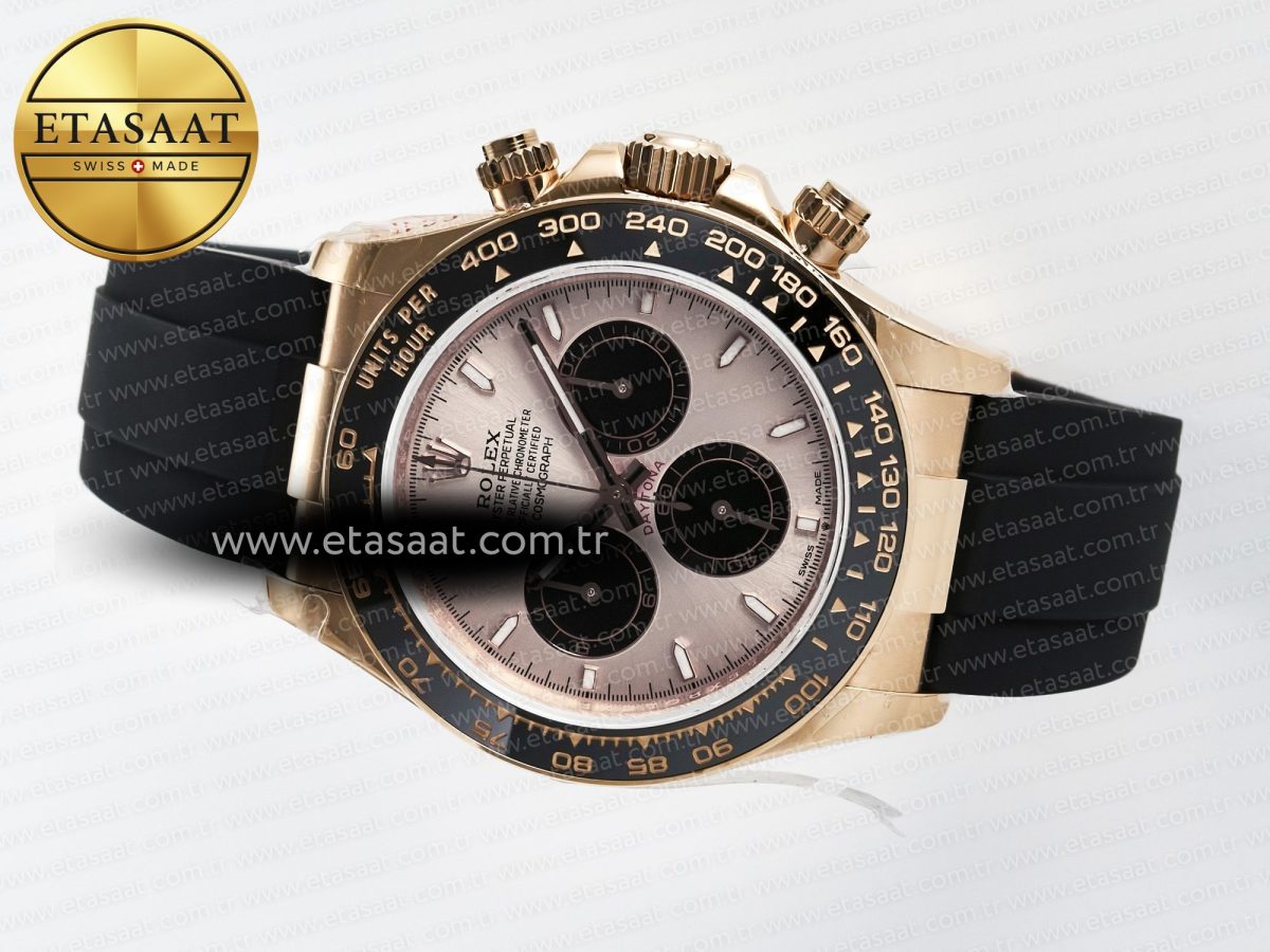 Rolex Daytona 126515 QF 1:1 Best Edition RG Dial on Oysterflex Strap QF4131 V10 (48 Hours Power Reserve) - Görsel 9