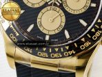 Rolex Daytona 126518 Clean YG 1:1 Best Edition Black/YG Dial on Oysterflex Rubber Strap SH4131 - Görsel 12