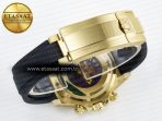 Rolex Daytona 126518 Clean YG 1:1 Best Edition Black/YG Dial on Oysterflex Rubber Strap SH4131 - Görsel 17