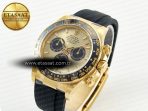 Rolex Daytona 126518 Clean YG 1:1 Best Edition YG Dial on Oysterflex Rubber Strap SH4131