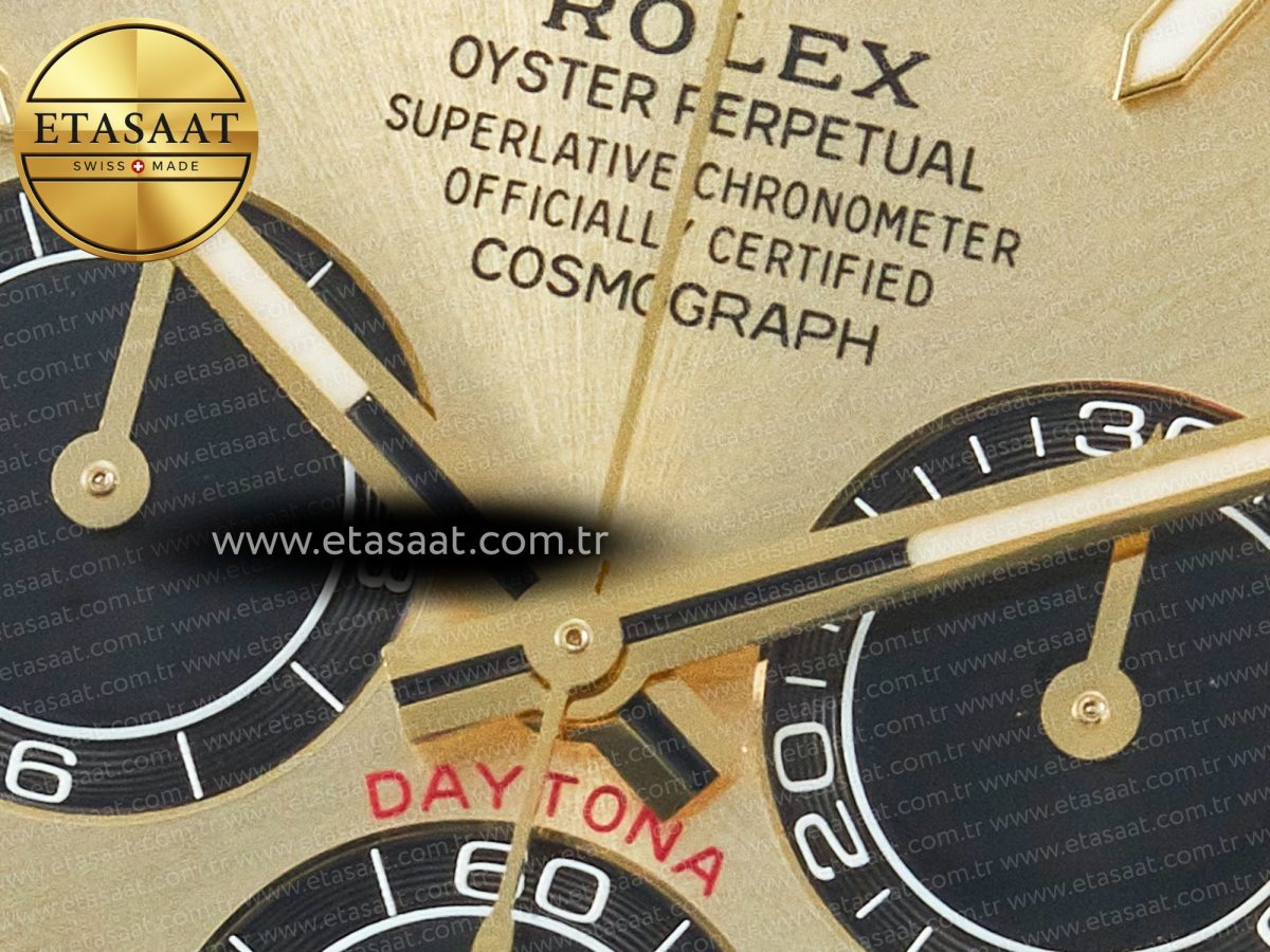Rolex Daytona 126518 Clean YG 1:1 Best Edition YG Dial on Oysterflex Rubber Strap SH4131 - Görsel 11