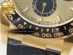 Rolex Daytona 126518 Clean YG 1:1 Best Edition YG Dial on Oysterflex Rubber Strap SH4131 - Görsel 13