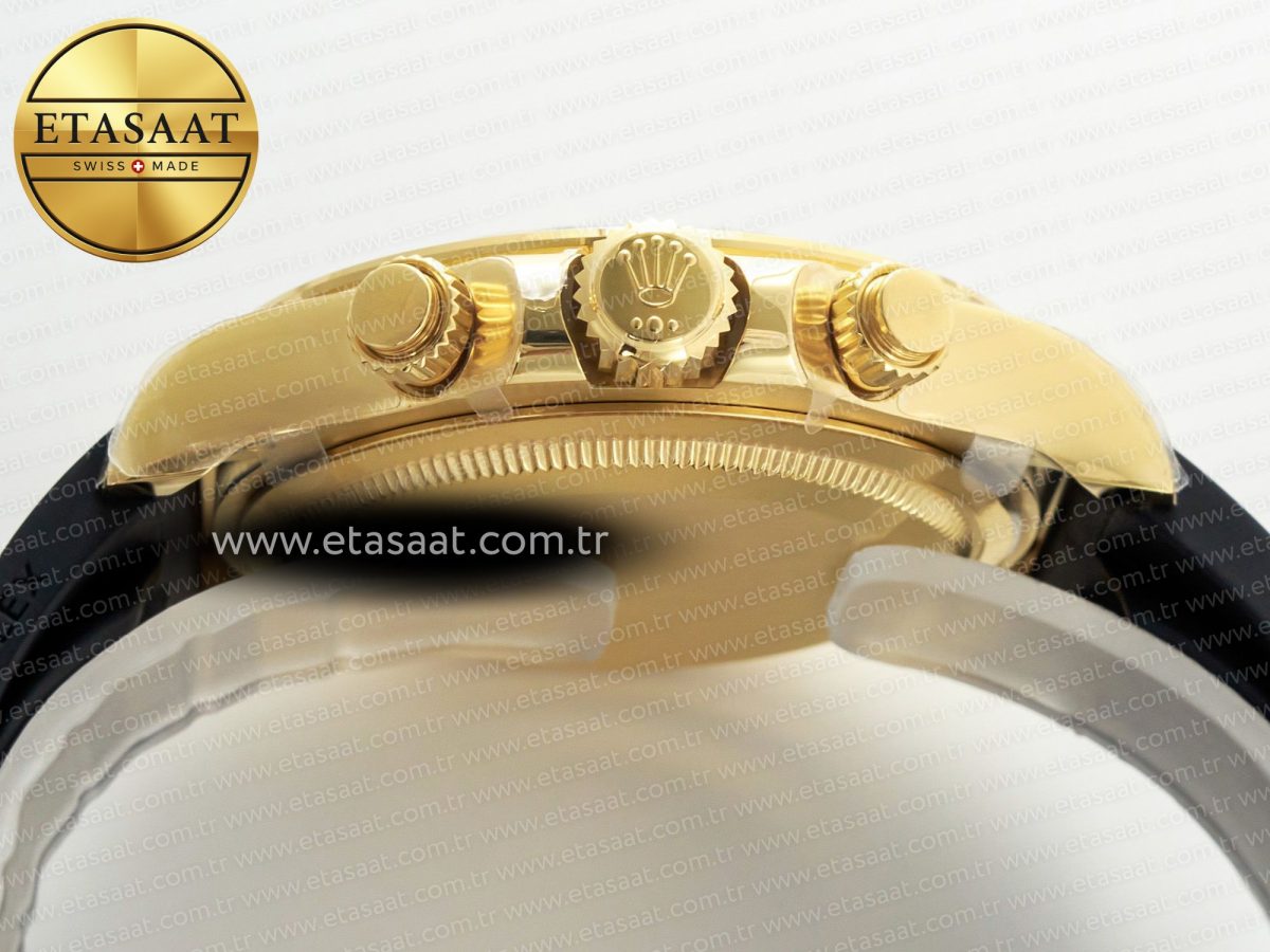 Rolex Daytona 126518 Clean YG 1:1 Best Edition YG Dial on Oysterflex Rubber Strap SH4131 - Görsel 16