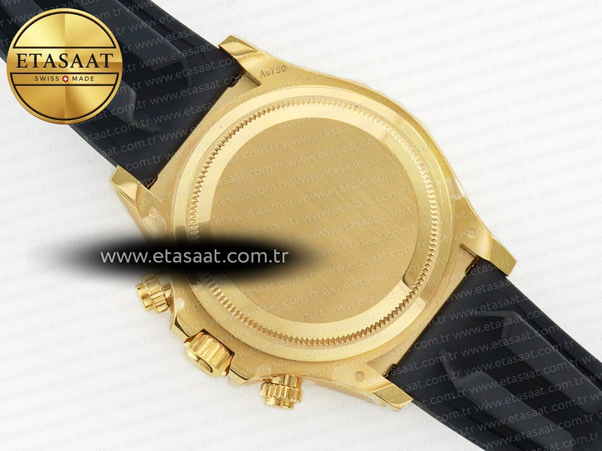 Rolex Daytona 126518 Clean YG 1:1 Best Edition YG Dial on Oysterflex Rubber Strap SH4131 - Görsel 18
